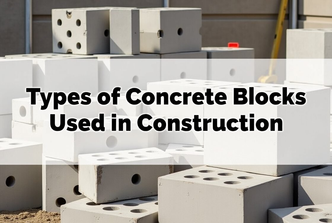 Types of Concrete Blocks Used in Construction