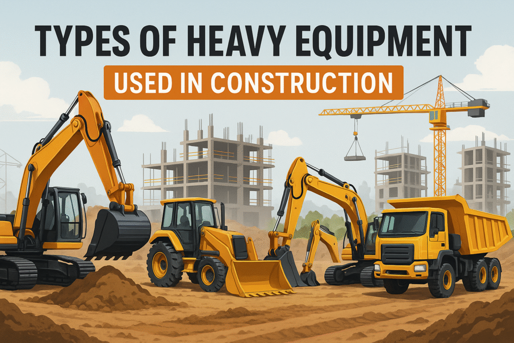 Types of Heavy Equipment Used in Construction