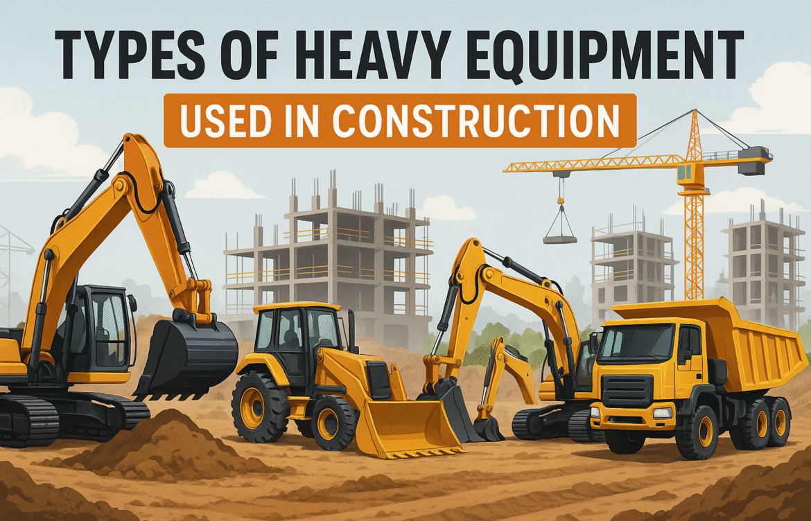 Types of Heavy Equipment Used in Construction