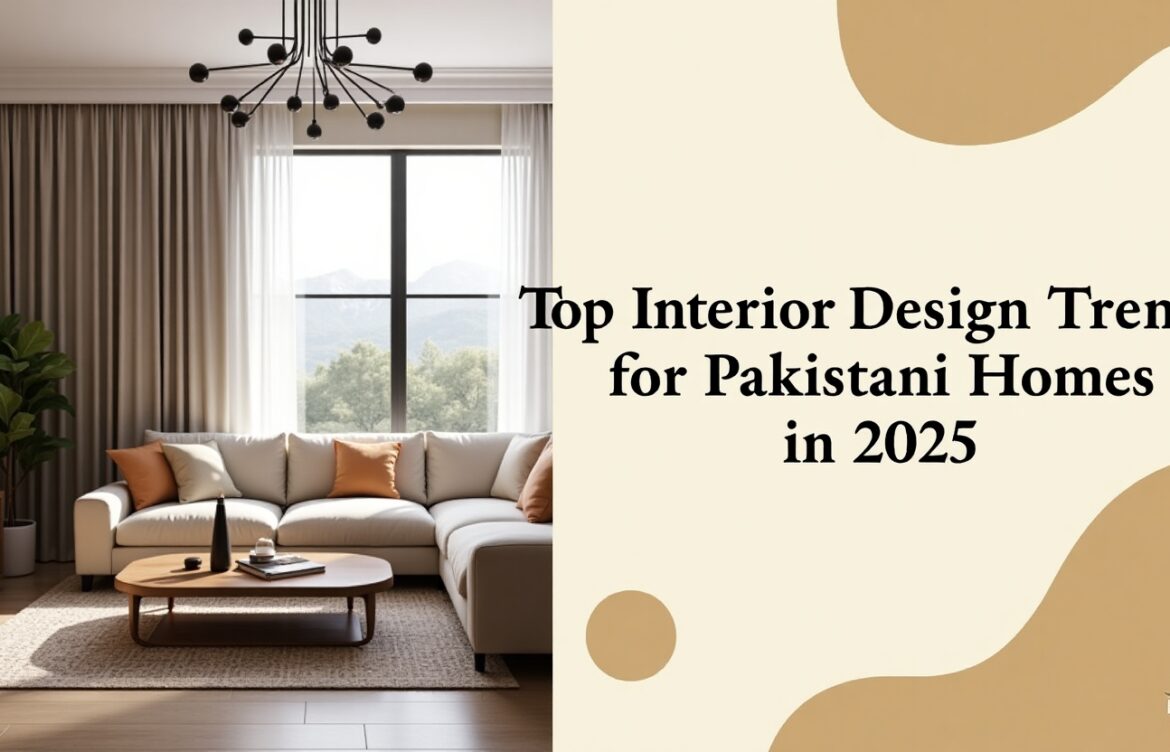 Top Interior Design Trends for Pakistani Homes in 2025