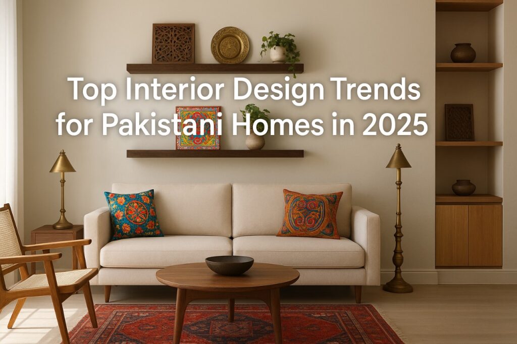 Top Interior Design Trends for Pakistani Homes in 2025