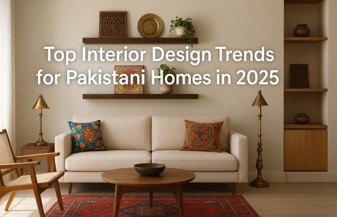 Top Interior Design Trends for Pakistani Homes in 2025