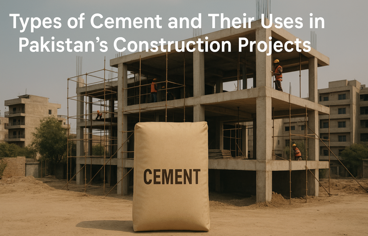 Types of Cement and Their Uses in Pakistan’s Construction Projects
